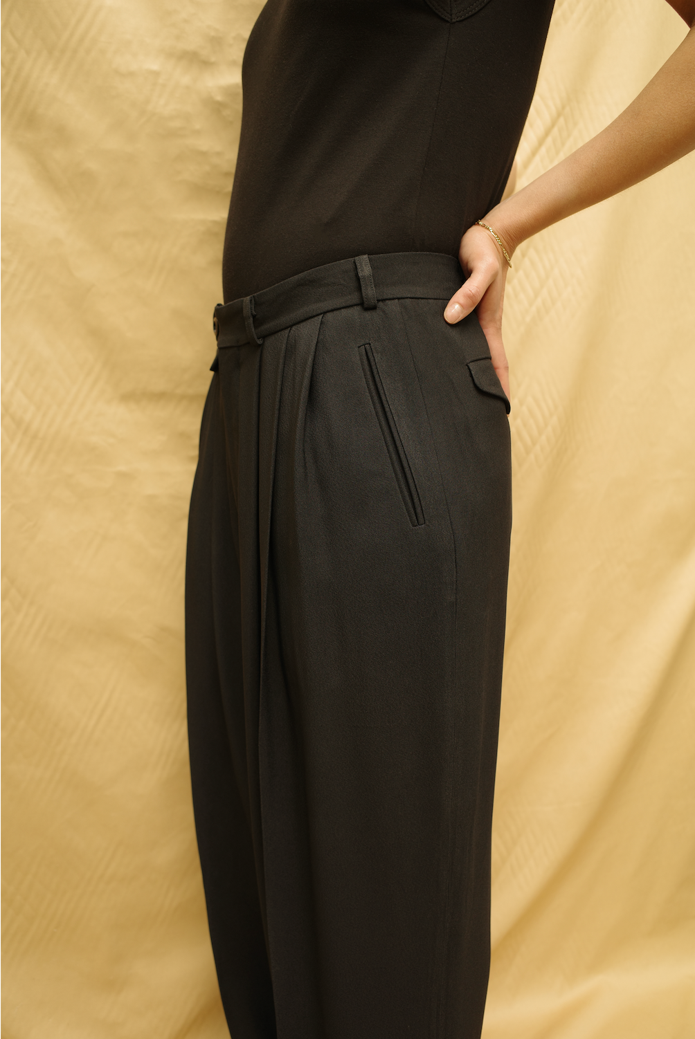 Pleated Trousers