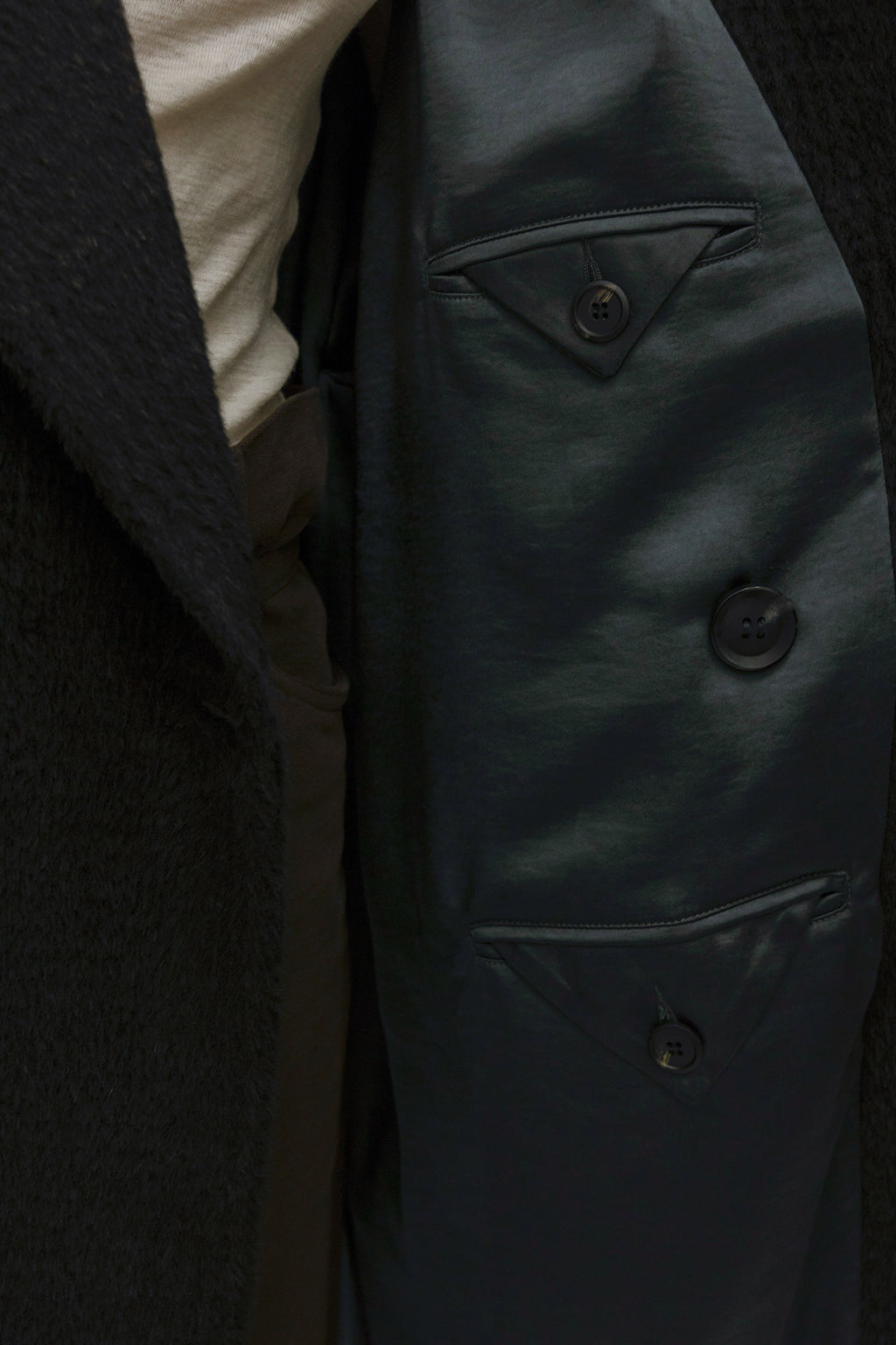 Double-Breasted Oversized Coat