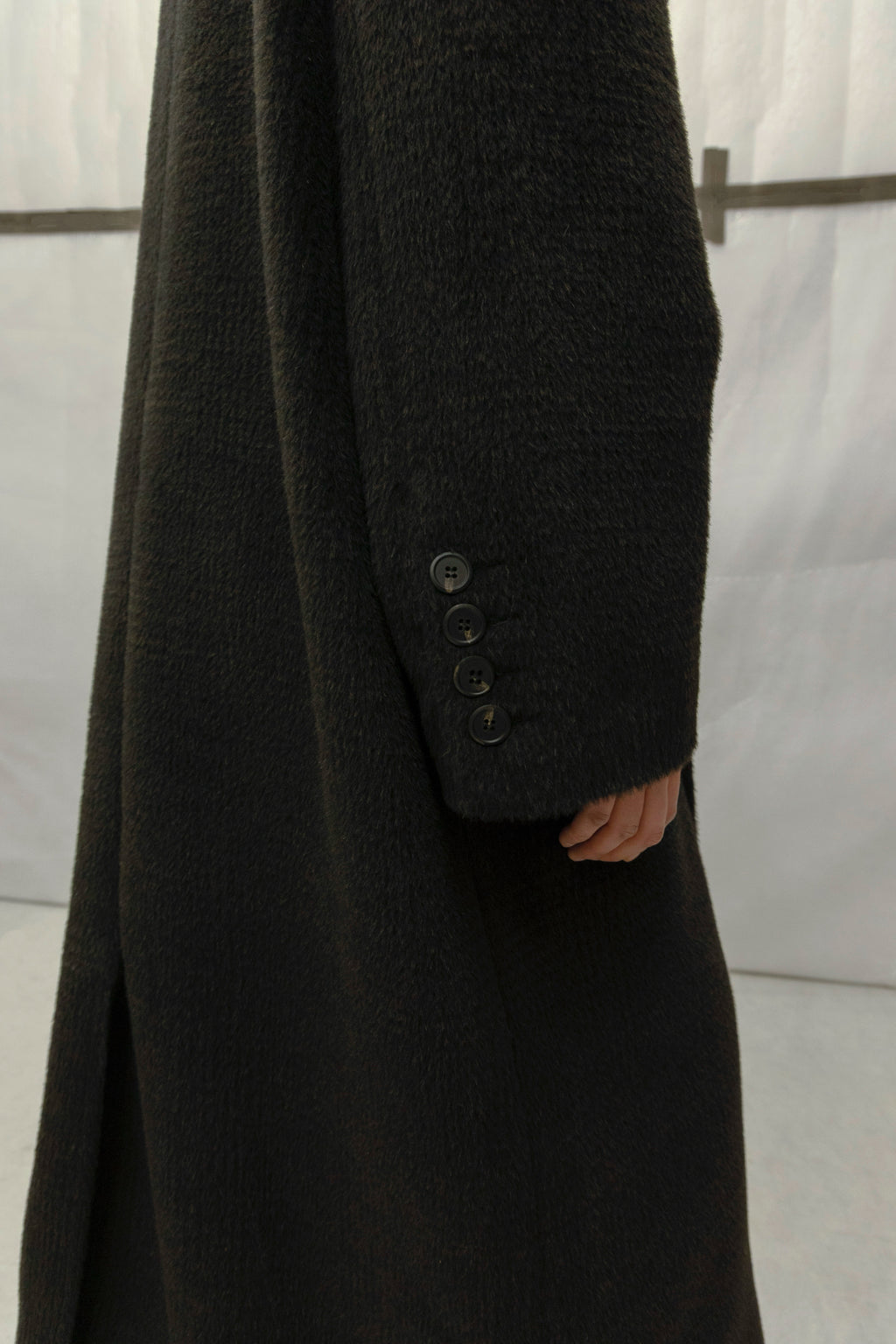 Double-Breasted Oversized Coat