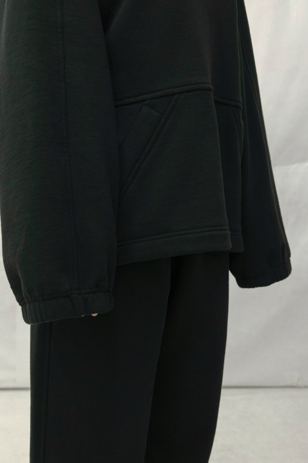 Oversized Fleece Sweat Jacket