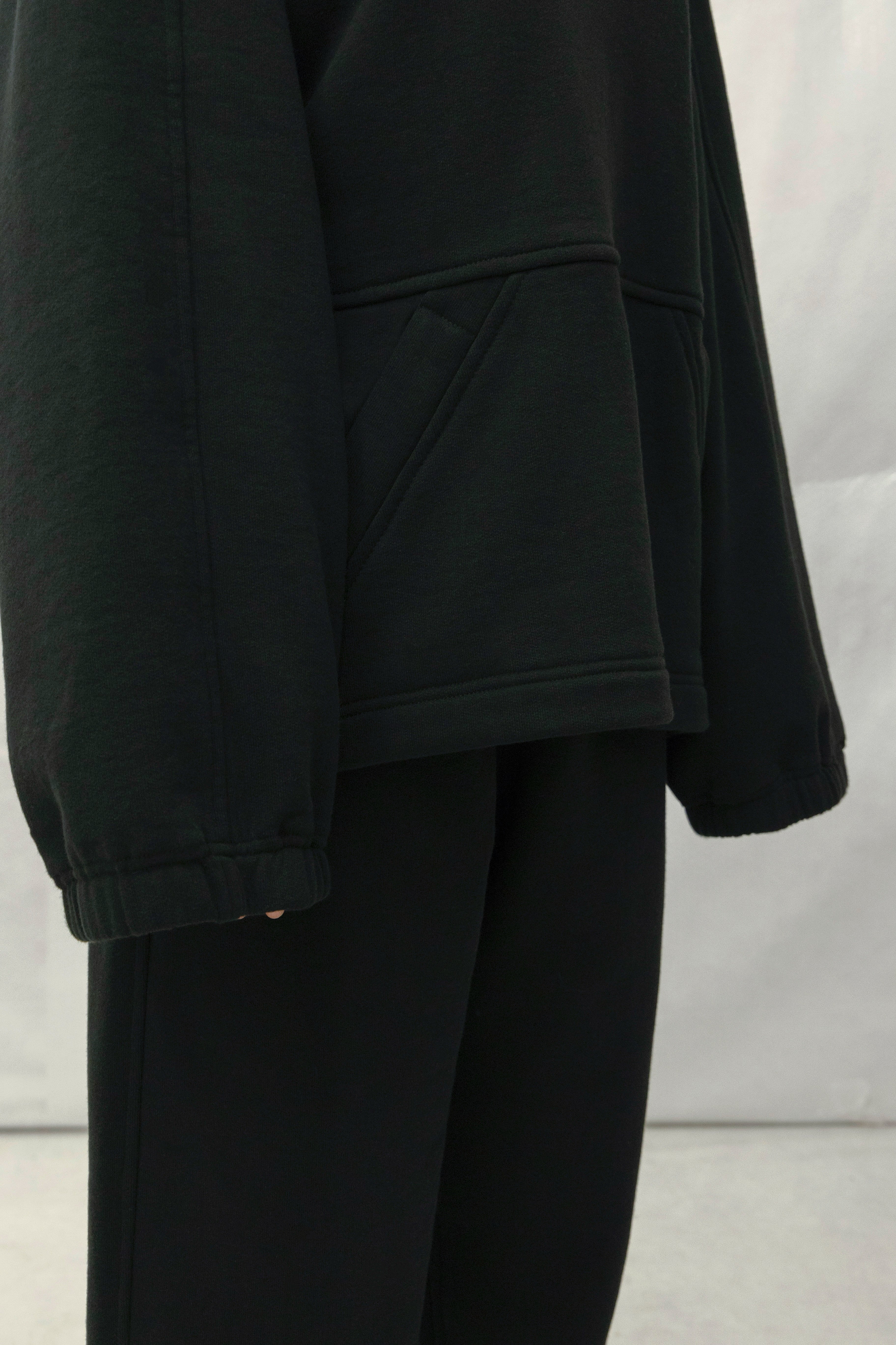 Oversized Fleece Sweat Jacket