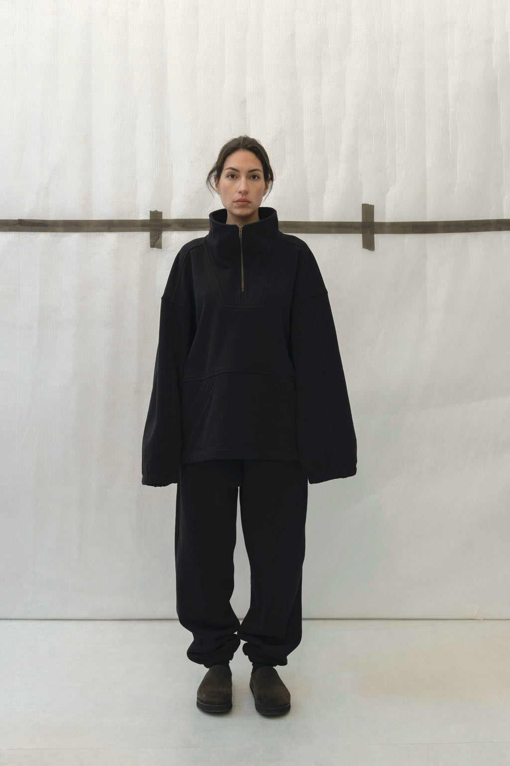 Oversized Fleece Sweat Jacket