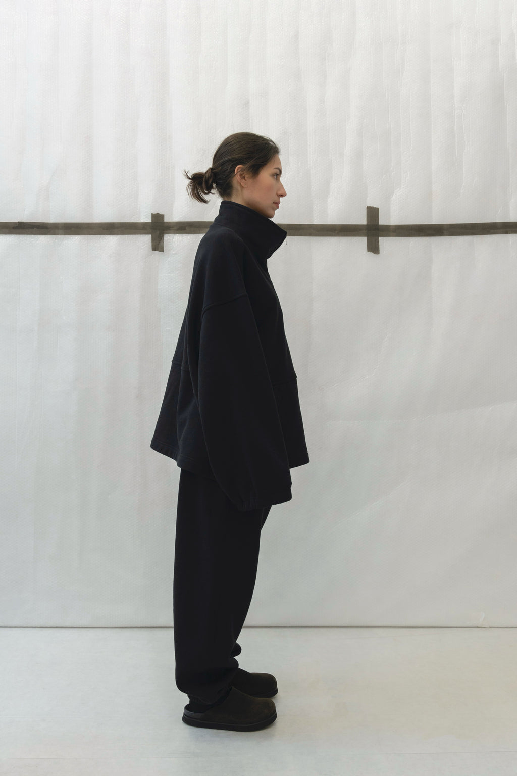 Oversized Fleece Sweat Jacket