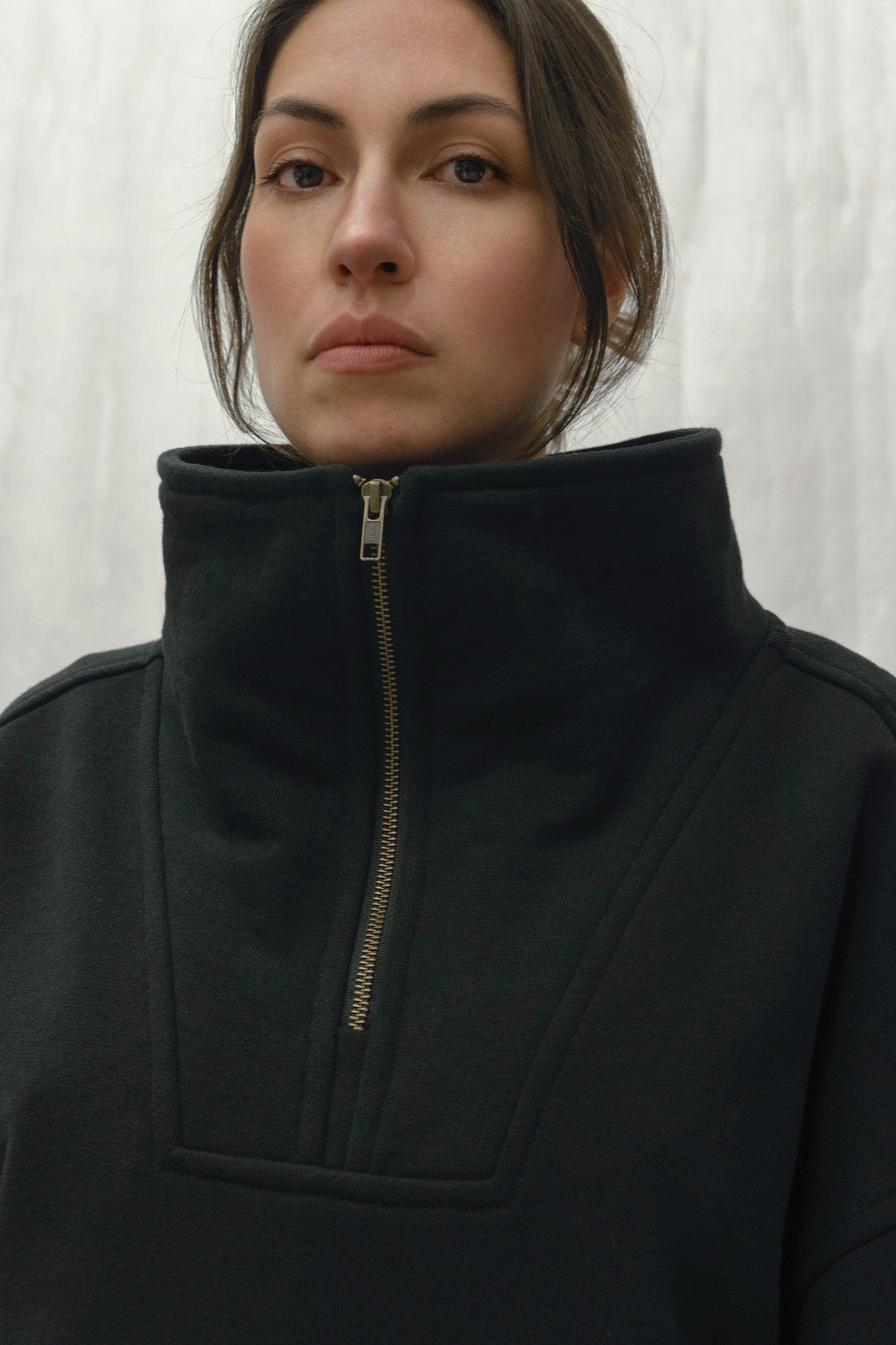 Oversized Fleece Sweat Jacket