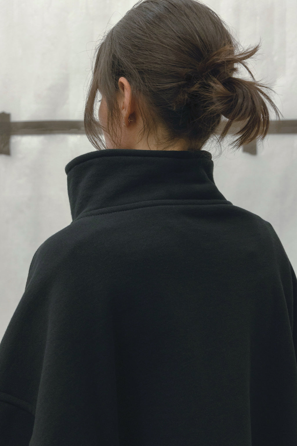 Oversized Fleece Sweat Jacket