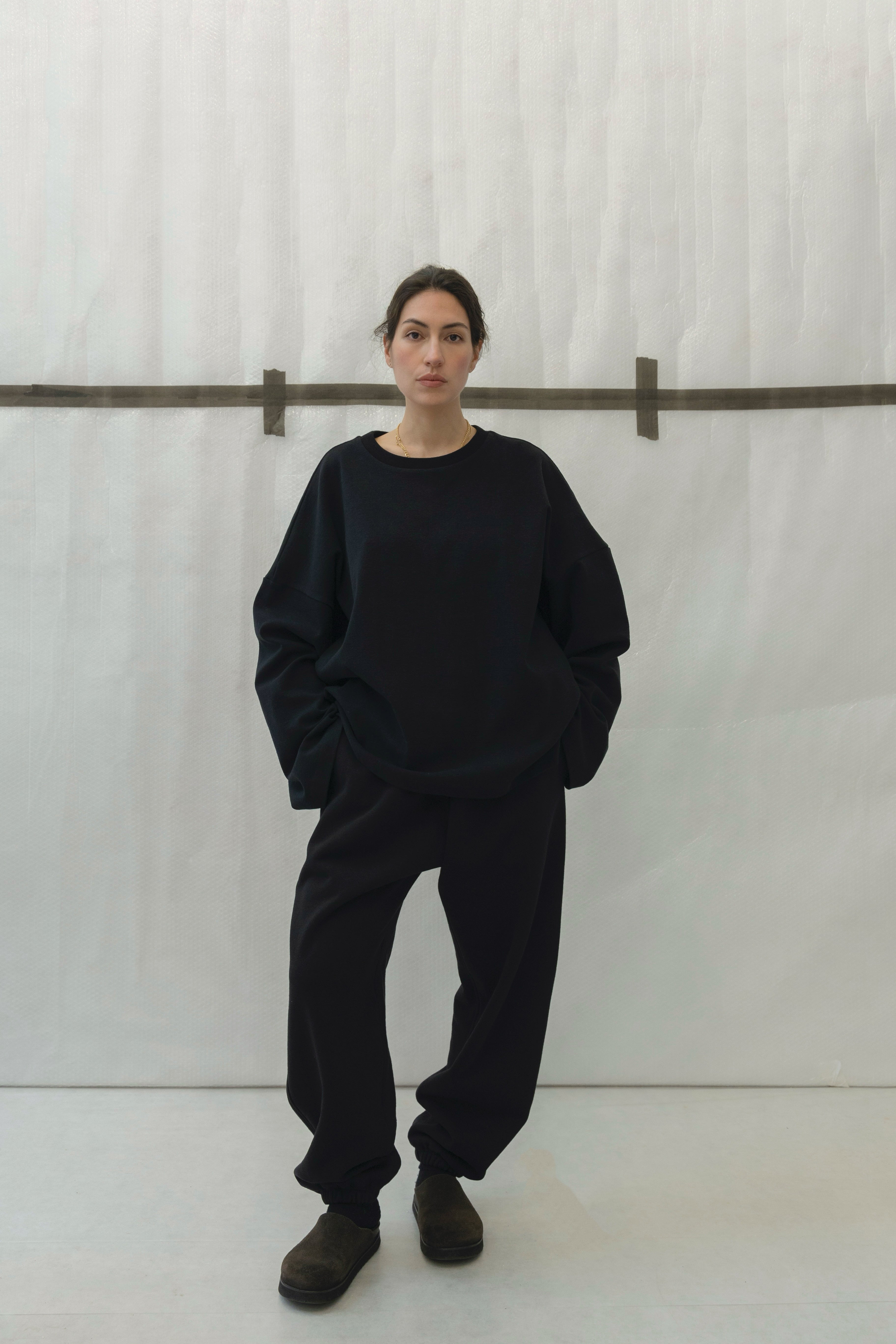 Oversized Fleece Sweat Pants