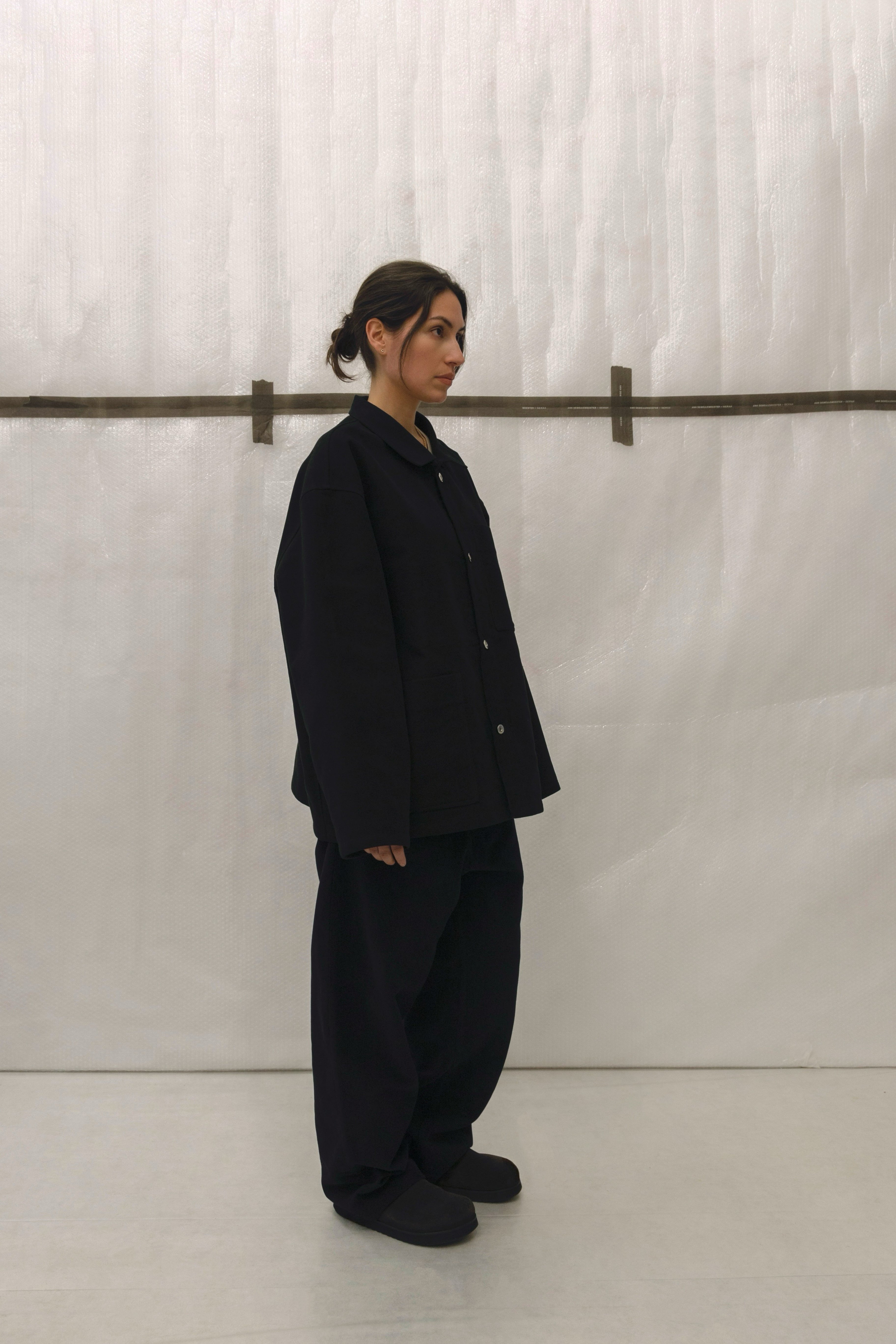 Oversized Work Jacket in Heavy Moleskin