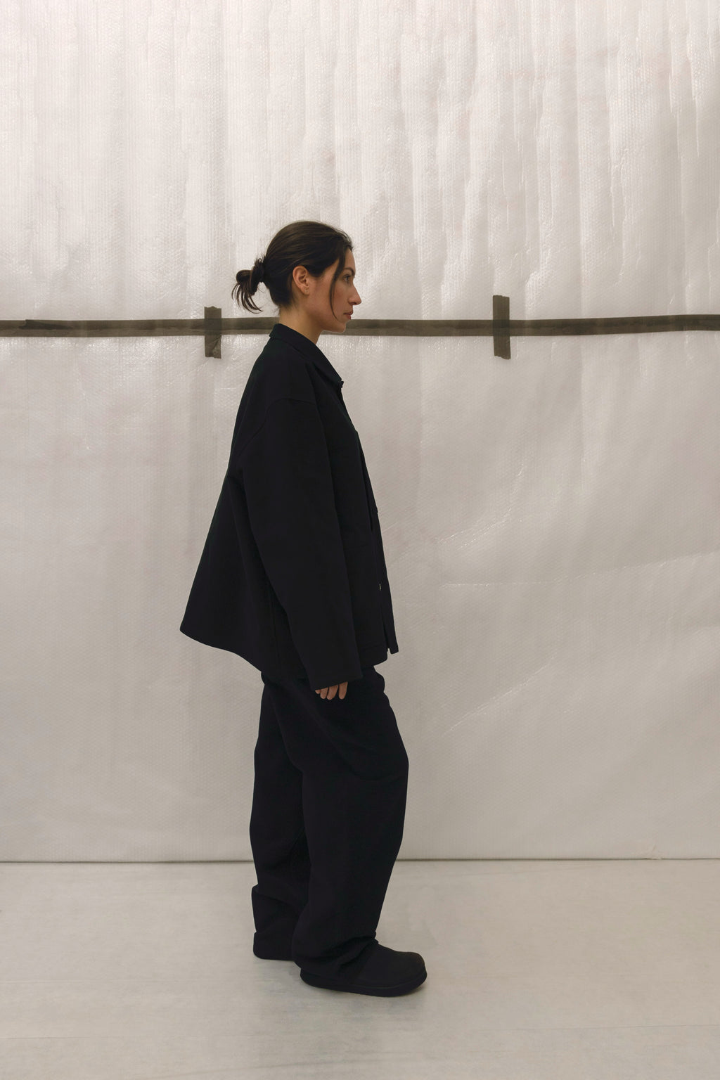 Oversized Work Jacket in Heavy Moleskin