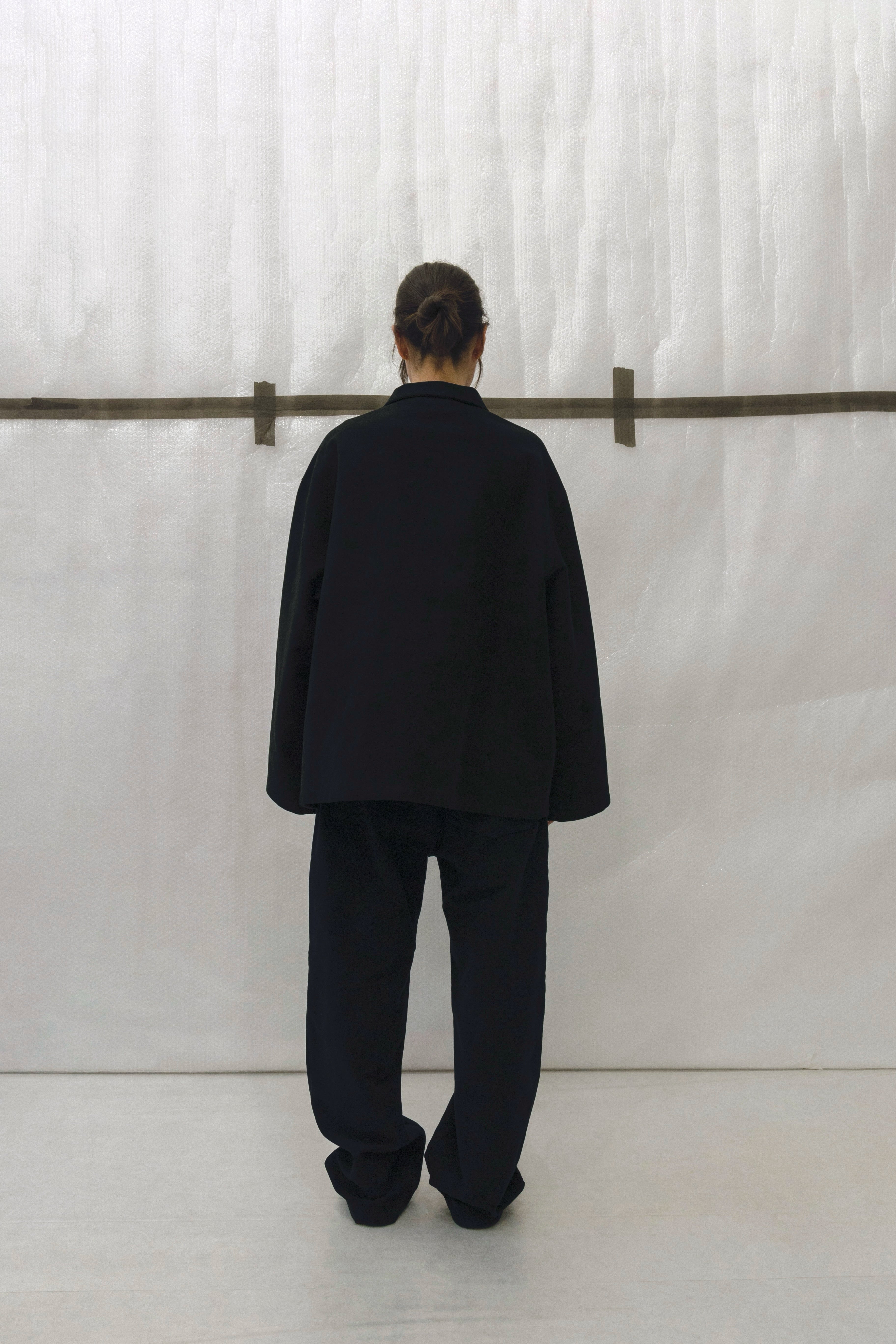 Oversized Work Jacket in Heavy Moleskin