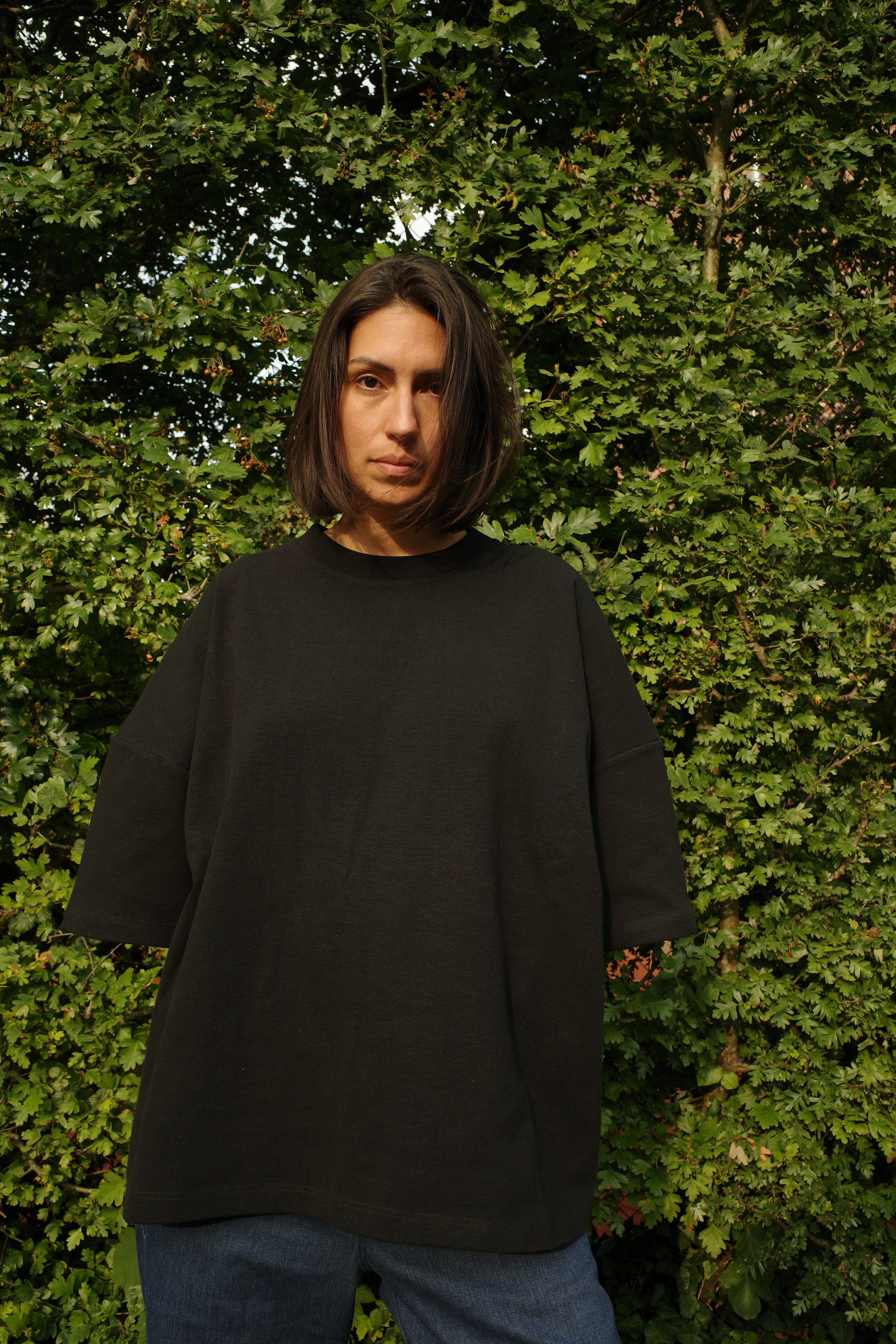 Heavy Rib Short Sleeves sweater