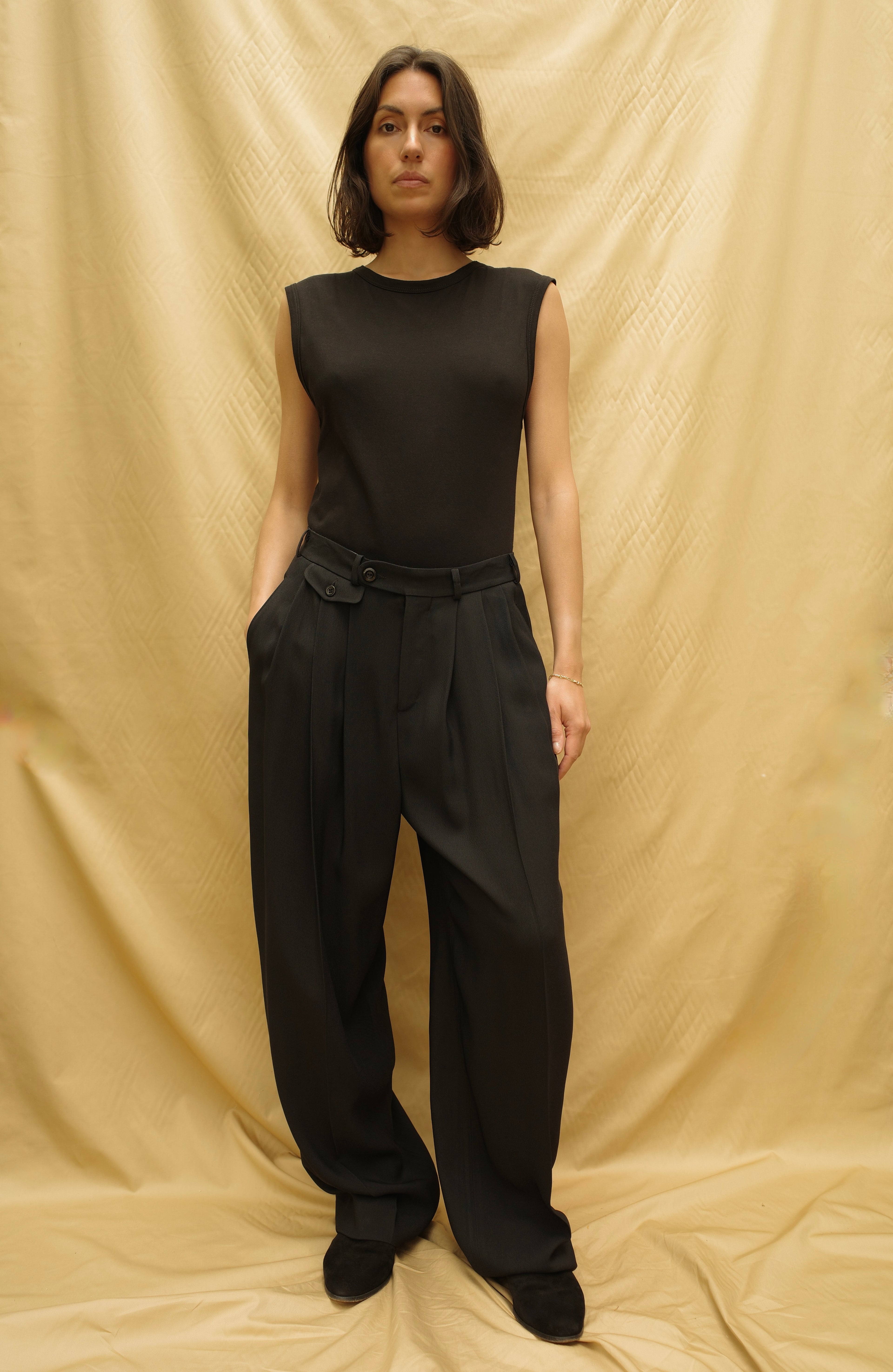 Pleated Trousers