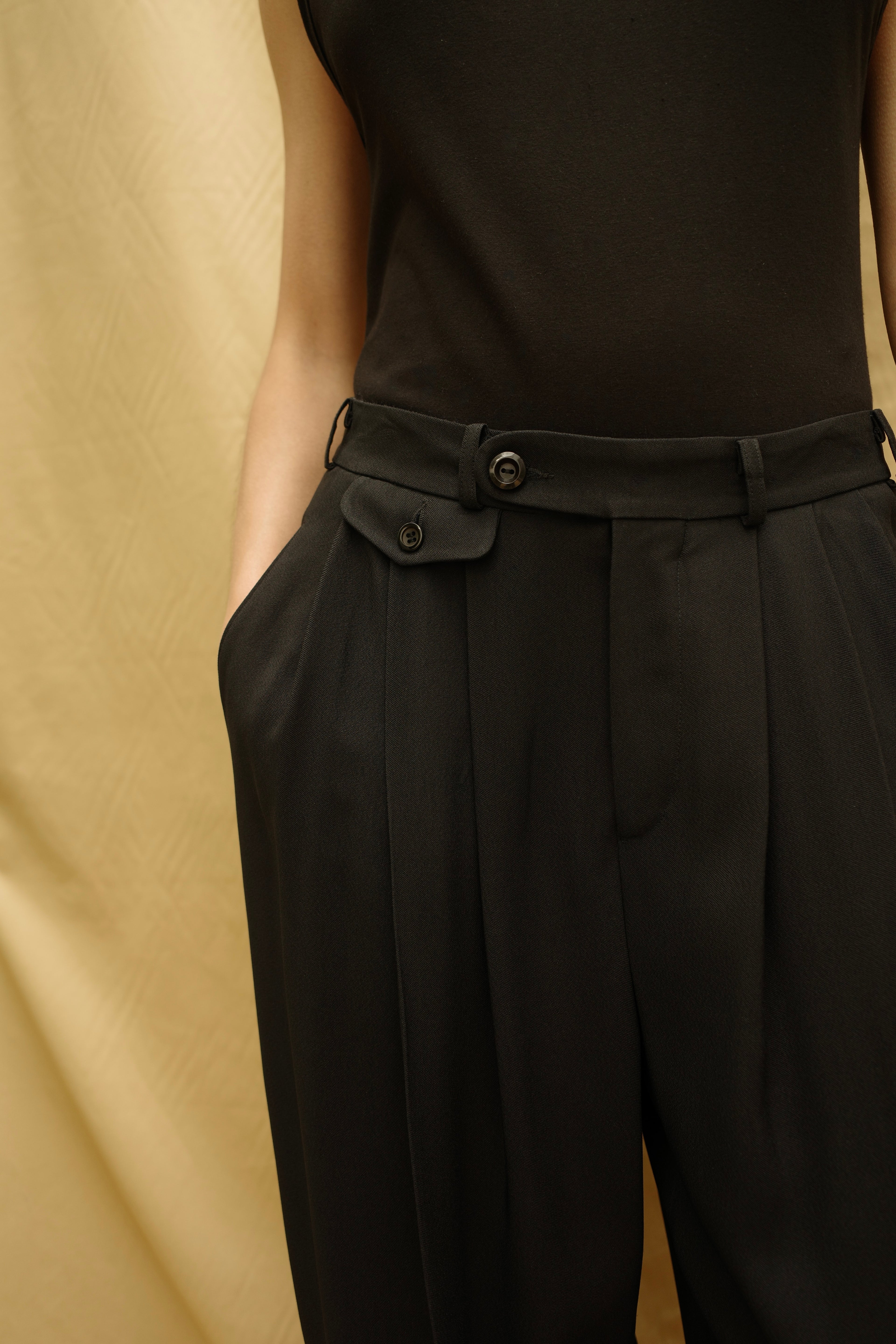 Pleated Trousers