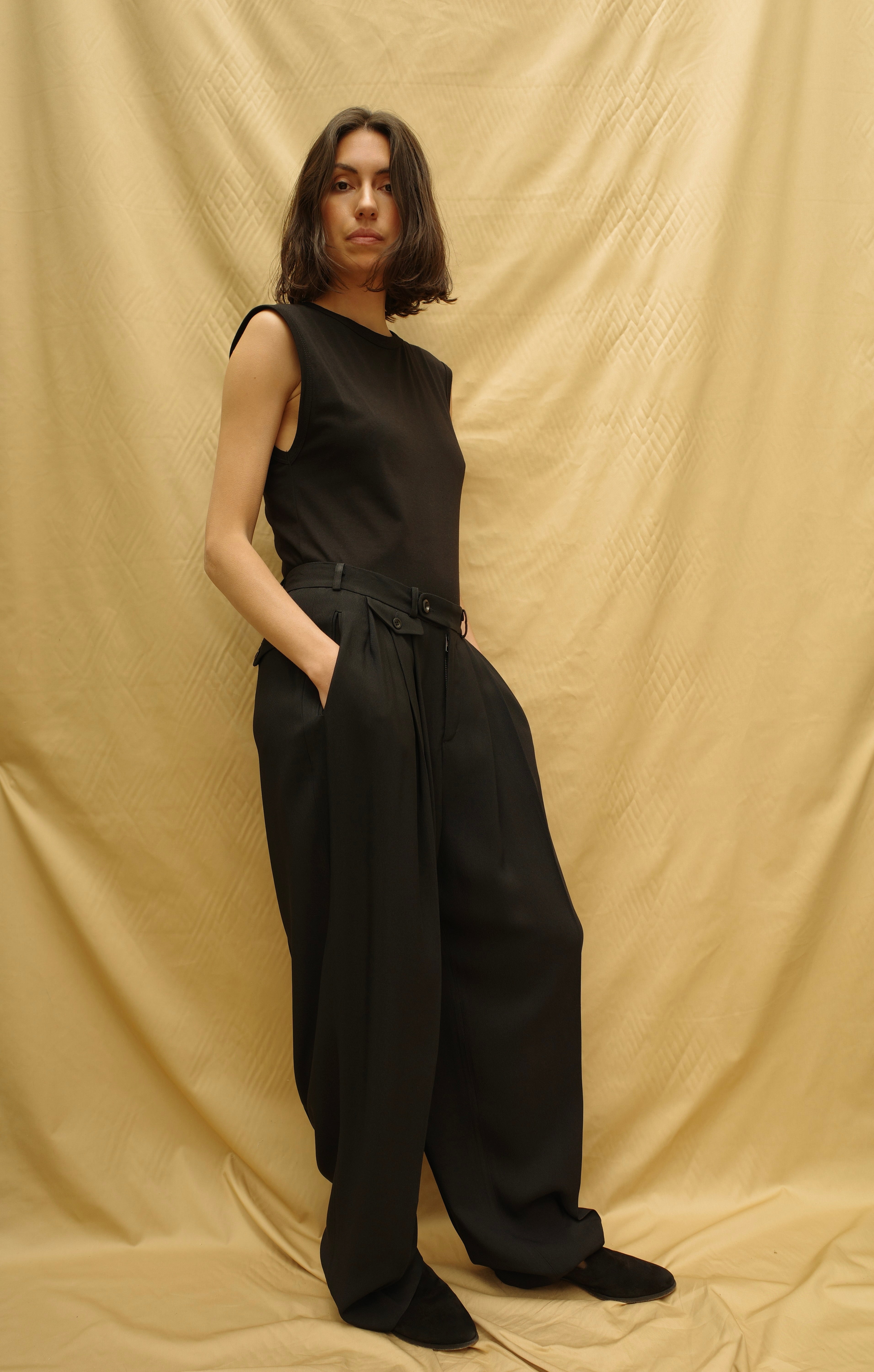 Pleated Trousers