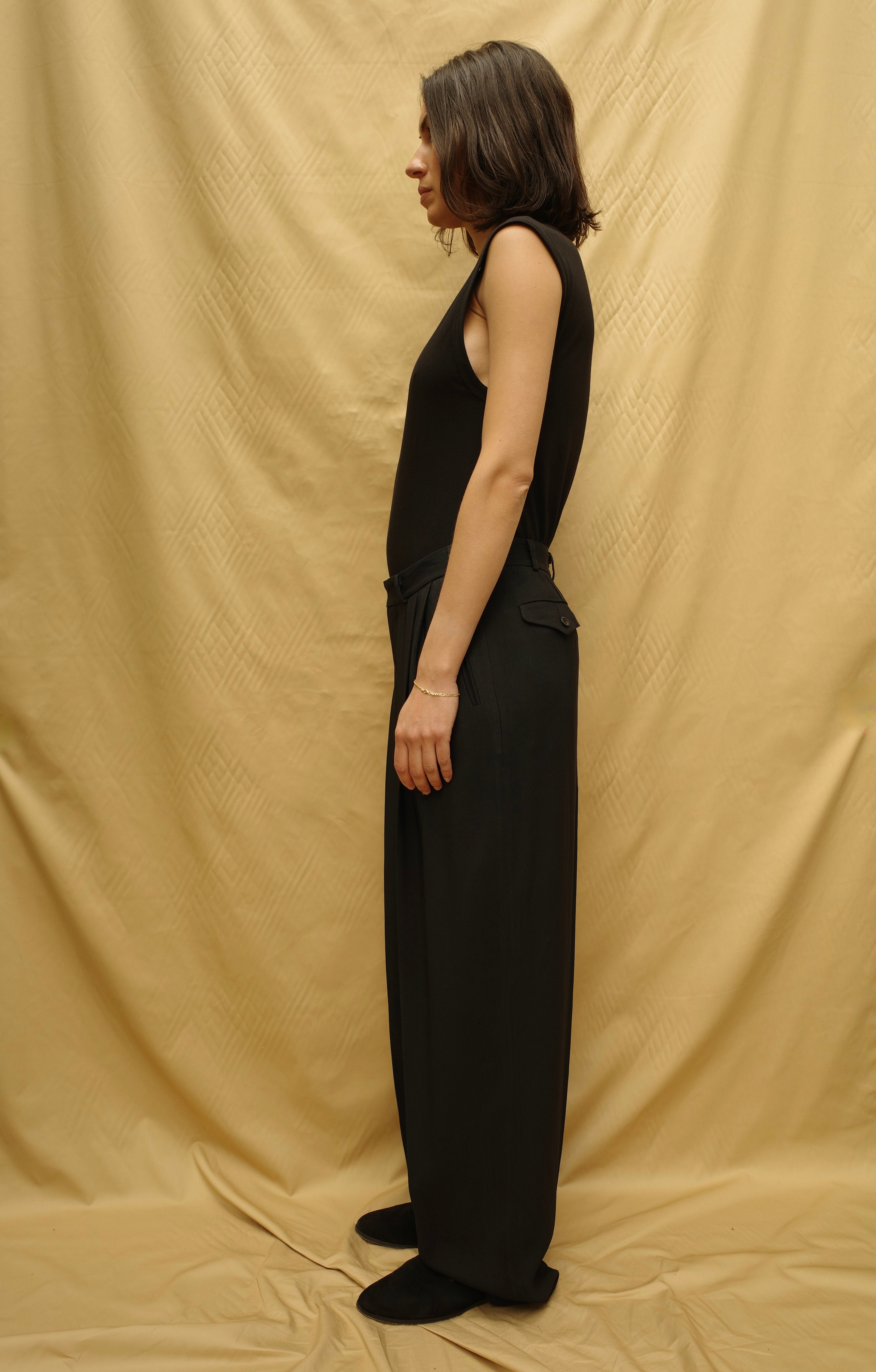 Pleated Trousers