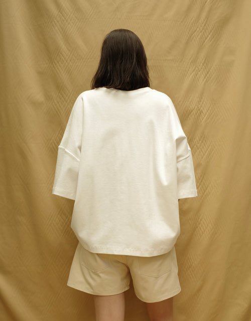 Heavy Rib Short Sleeves sweater