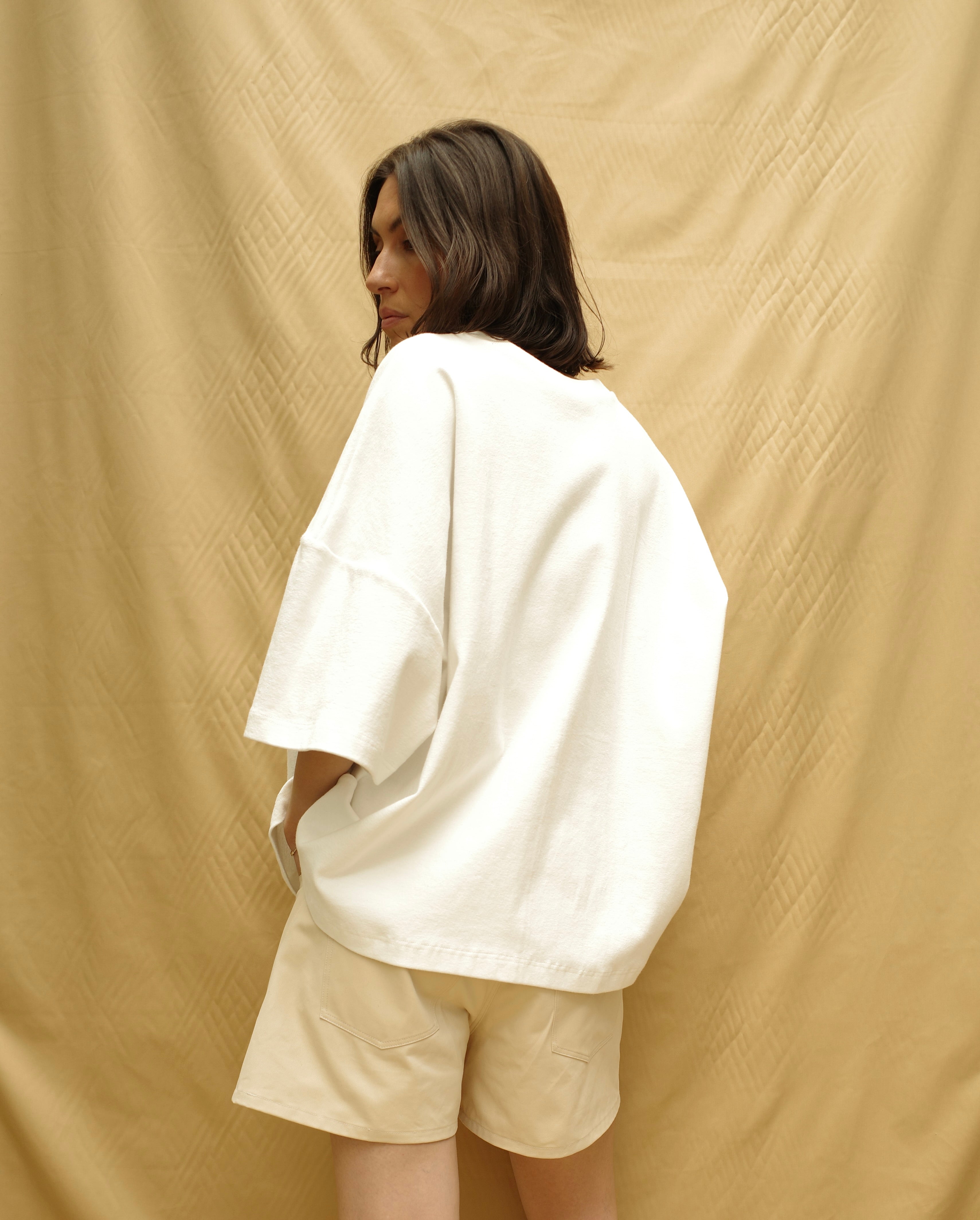 Heavy Rib Short Sleeves sweater