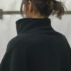 FW25 - Polaire Sweater. Model wears a size 1 in Color Black.