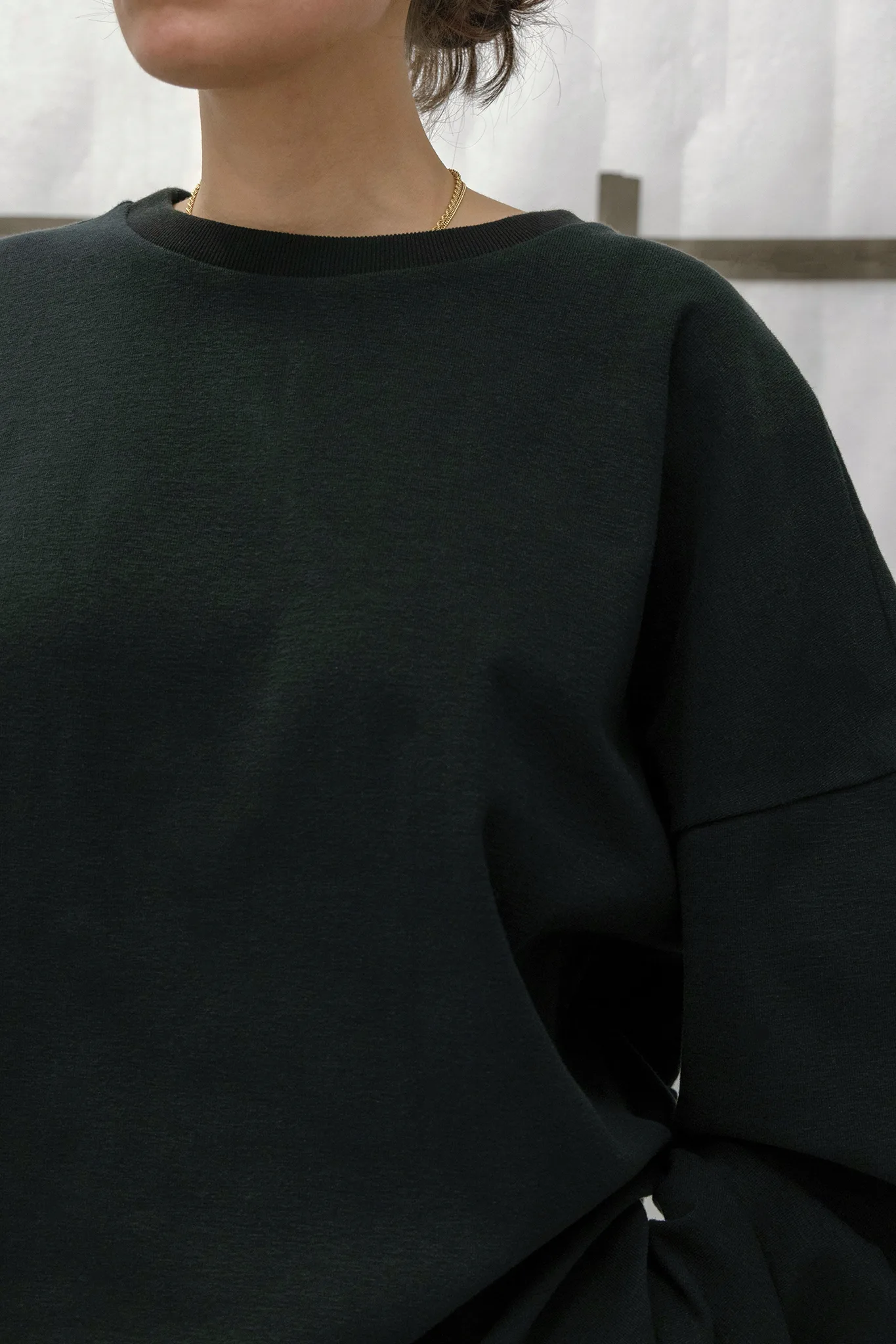 FW25 - Long sleeves rib sweatshirt