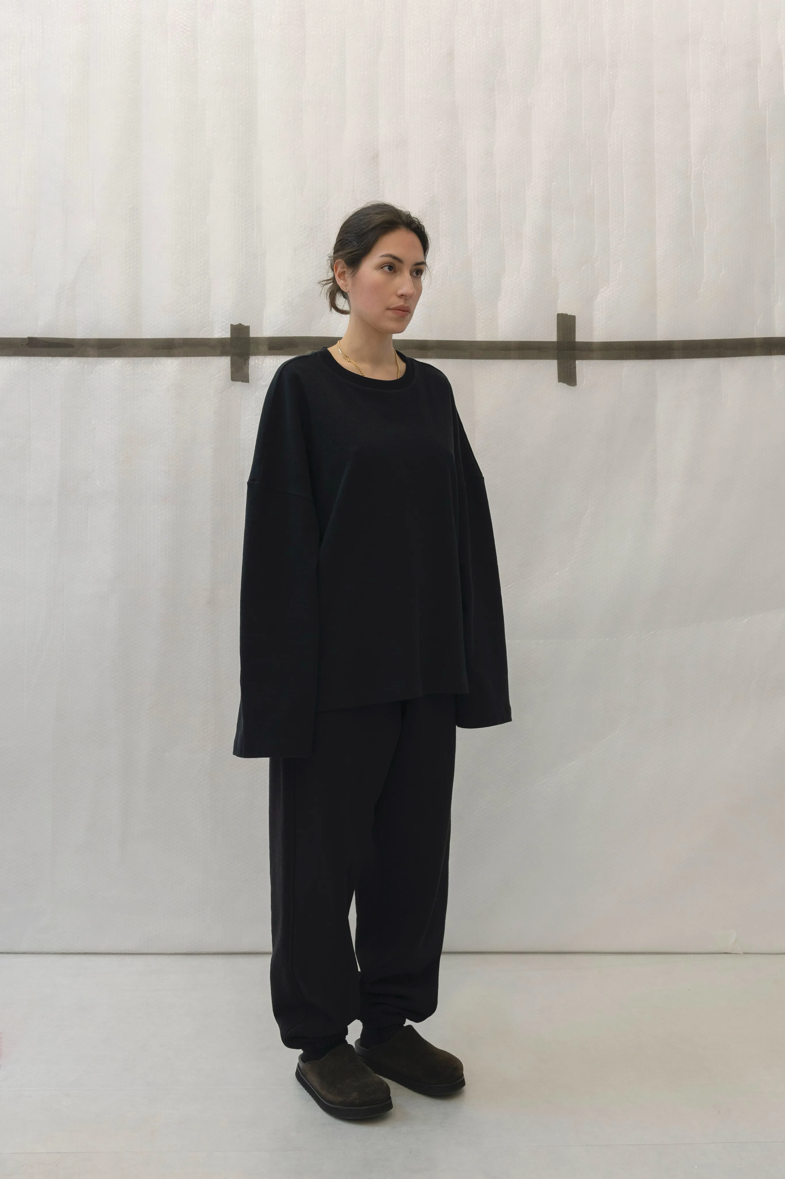 FW25 - Long sleeves rib sweatshirt