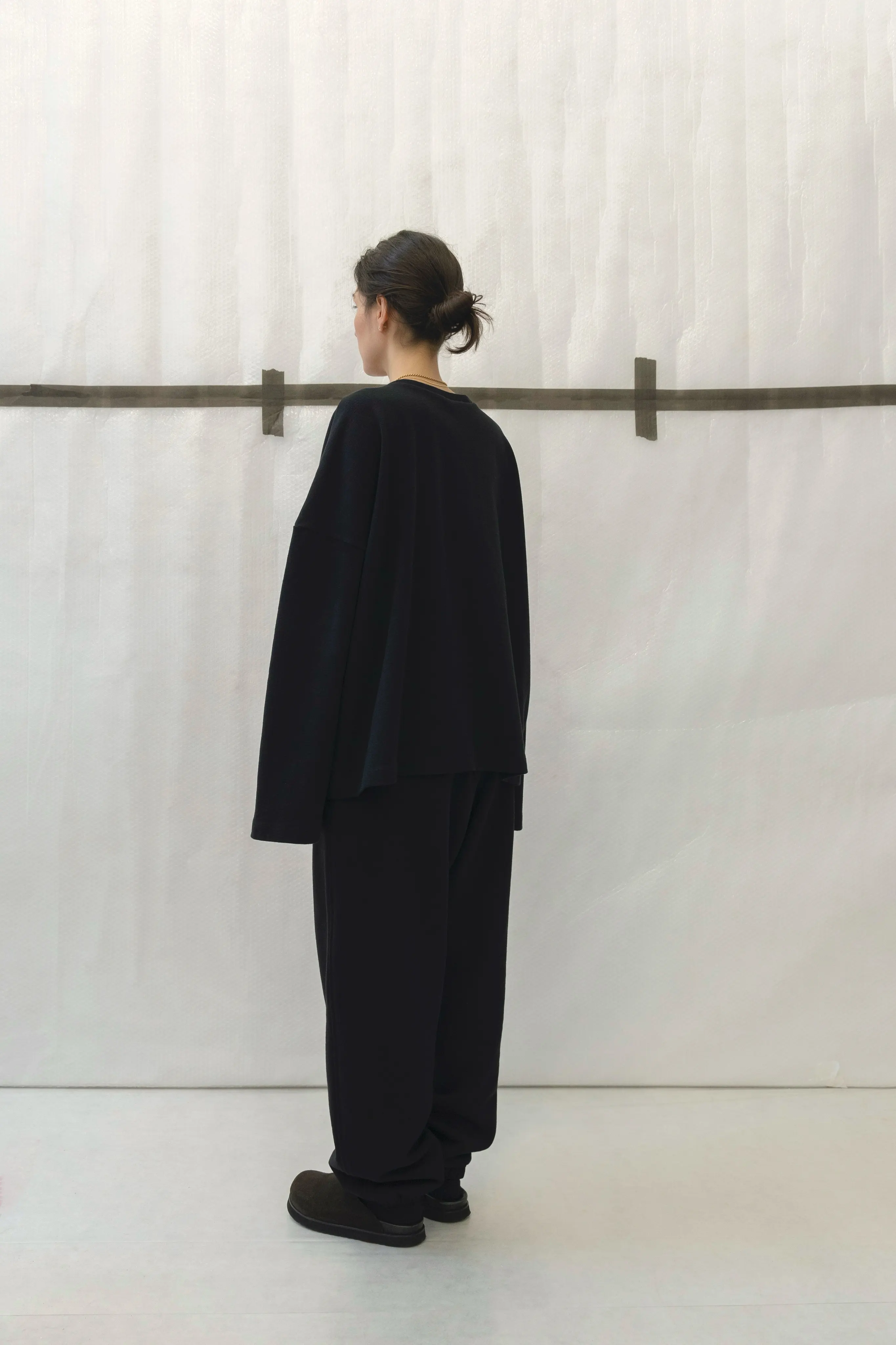 FW25 - Long sleeves rib sweatshirt