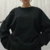 FW25 - Long sleeves rib sweatshirt