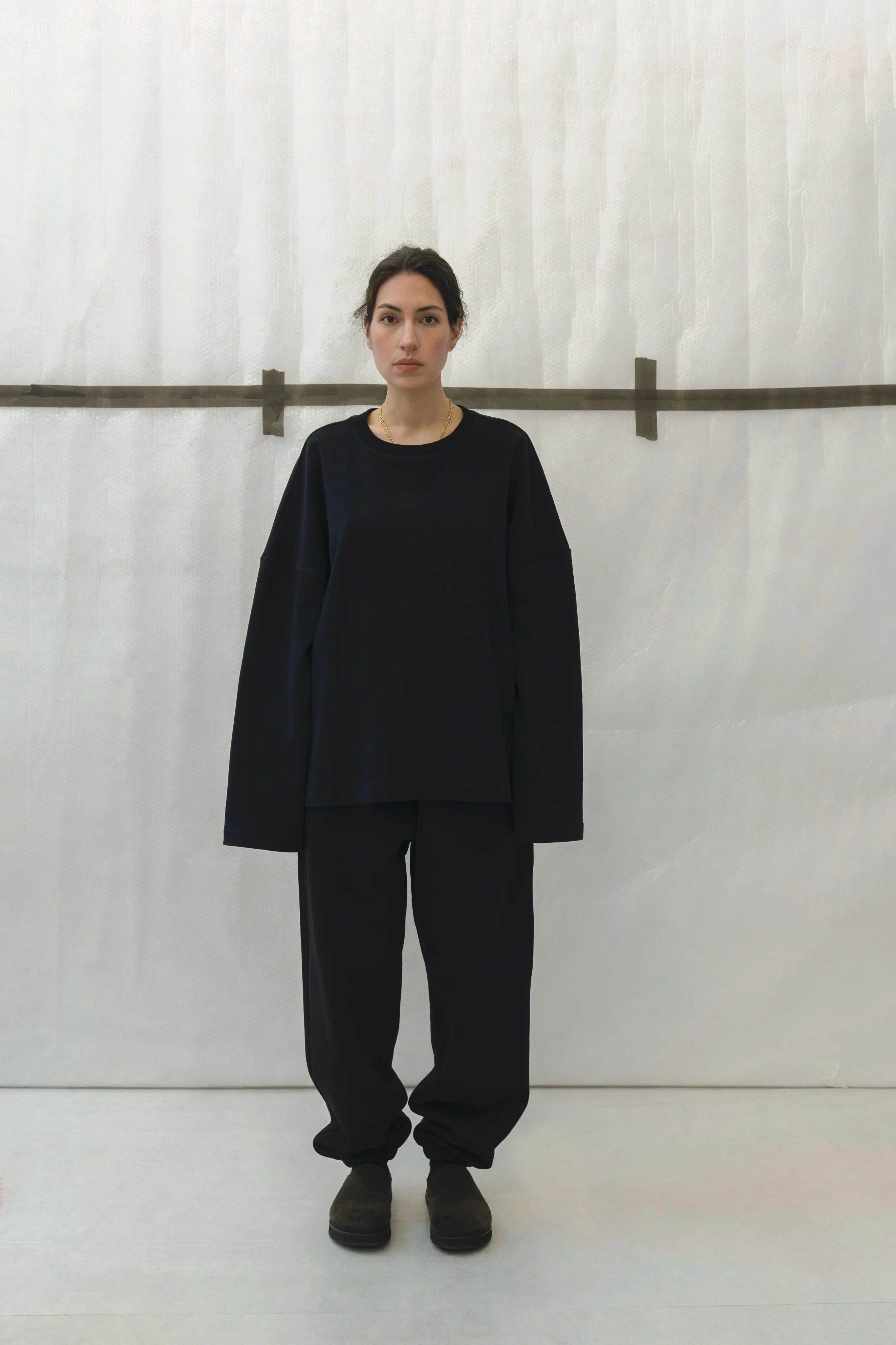 FW25 - Long sleeves rib sweatshirt