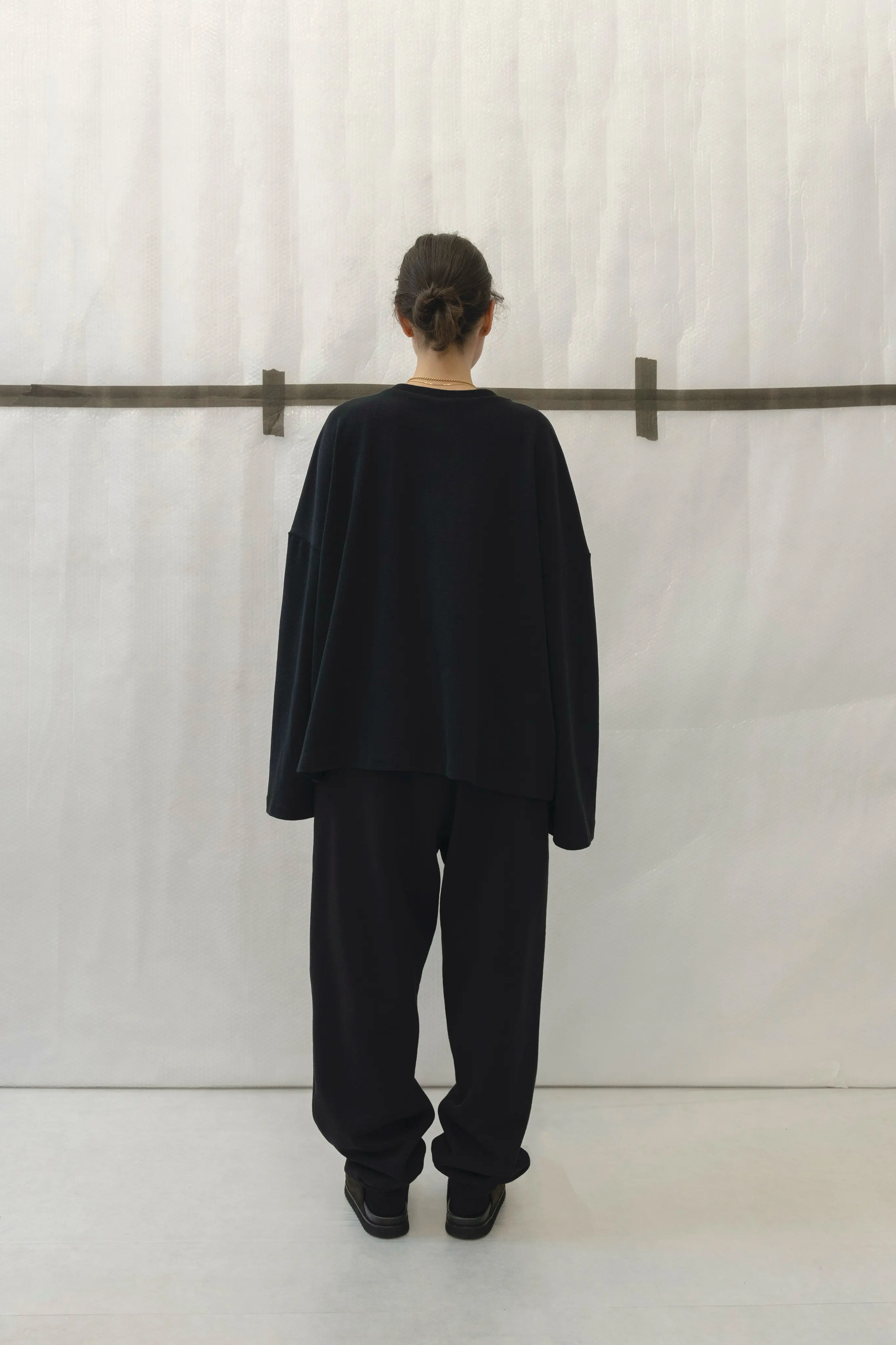 FW25 - Long sleeves rib sweatshirt