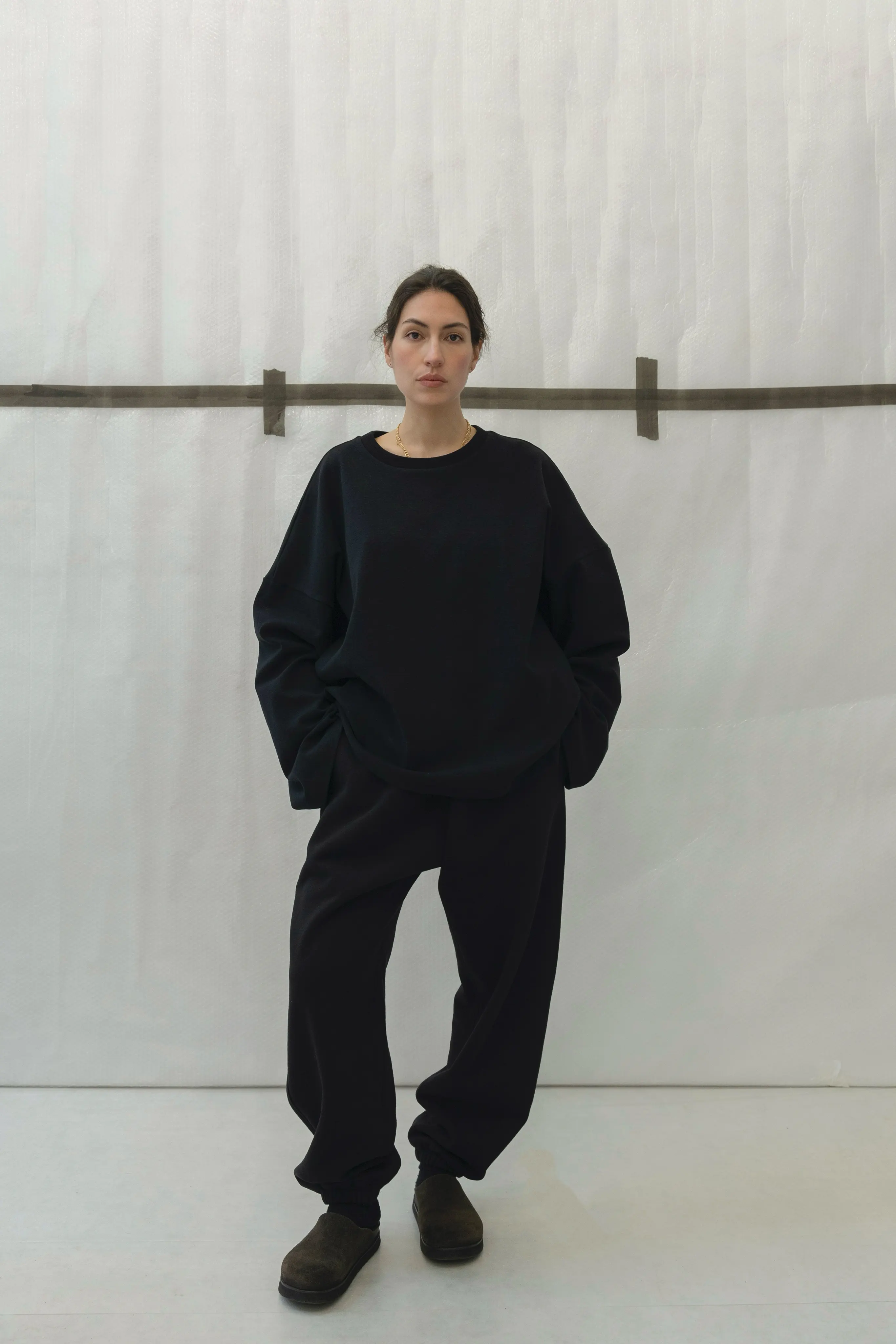 FW25 - Long sleeves rib sweatshirt